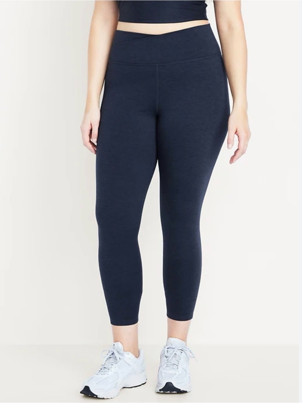 Old Navy High-Rise Navy Capri Leggings